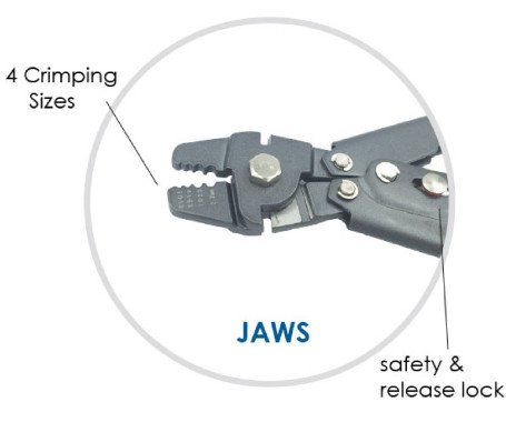 AQUA MARINE - 10" Carbon Crimping Pliers